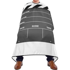 Kapper Cape Zwarte Dakspaan Op Witte Achtergrond Kapper Schort Gepersonaliseerde Styling Capes Verstelbare Kappers Schort Voor Salon Kinderen Kapper