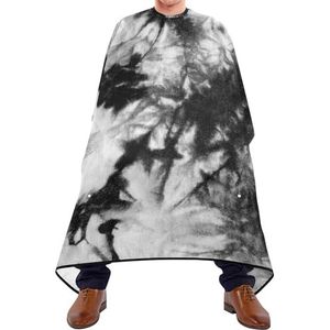 Kapper Cape Humming Bird Witte Rozen En Pioenen Met Bladeren Op Zwarte Kapper Schort Antistatische Kappers Cape Professionele Schort Voor Knippen Kappers Styling