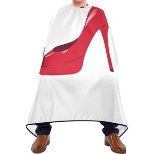 Kapper Schort Cape Hoge Hakken Rode Meisjes Salon Cape Gepersonaliseerde Kapper Jurk Vlekbestendig Haar Snijden Jurk Voor Kappers Kapper Salon