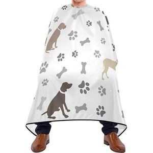 Haar Snijden Schort Honden Poten En Botten Naadloze Salon Cape Gepersonaliseerde Salon Jassen Antistatische Kapsel Schort Jurk Voor Kinderen Styling