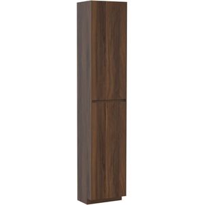 Storke Edge staande badkamerkast rechts notelaar 40 x 30 x 200 cm