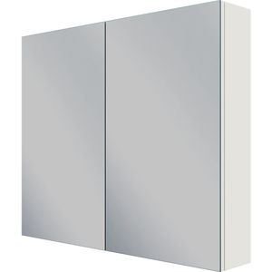 Linie Montro spiegelkast 90 x 75 cm glanzend wit