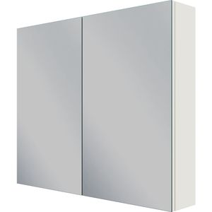 Linie Montro spiegelkast 90 x 75 cm mat wit