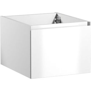 Storke Edge zwevende wastafelonderkast 45 x 52 cm hoogglans wit 1 lade