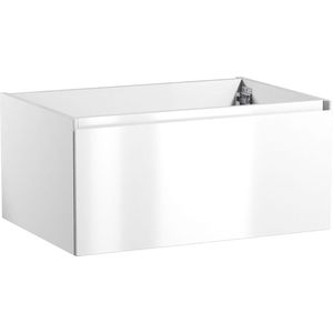 Storke Edge zwevende wastafelonderkast 75 x 52 cm glanzend wit 1 lade