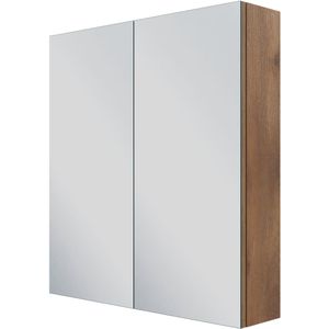 Linie Montro spiegelkast 70 x 75 cm bruine eik