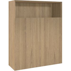 Balmani Fila zwevende badkamerkast fineer naturel eiken 100 x 30 x 120 cm