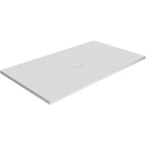 Balmani - Artic - Douchebak - Wit - 160 x 90 cm - Top Solid Mat