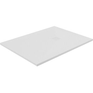 Balmani Impress douchebak 120 x 90 cm composiet wit rock structuur