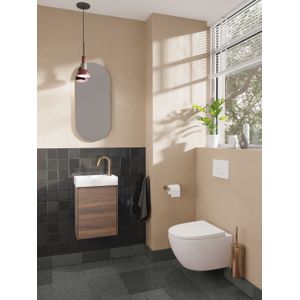 Luca Varess Moreno hangend toilet mat wit randloos SilentFlush