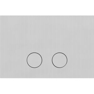 Presa - Ribs - Bedieningspaneel - Mat Wit - Voor UP320 of UP720 Inbouwreservoir