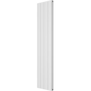 Vipera Mares dubbele handdoekradiator 37,5 x 180 cm centrale verwarming mat wit zij- en middenaansluiting 1477W