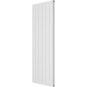 Vipera Mares dubbele handdoekradiator 56,5 x 180 cm centrale verwarming mat wit zij- en middenaansluiting 2159W