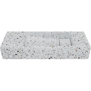Balmani Mood handenwasser 55 x 20 cm bianco nero terrazzo