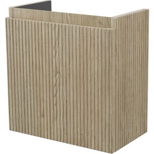 Storke Ribs zwevend fonteinkast 40 x 22 cm ruw eiken