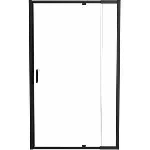 Luca Varess - Vidor Telescope - Douche Draaideur - Helder Glas - Mat Zwart Profiel - 120 cm x 190 cm