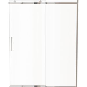 Luca Varess Boltano - Douche Schuifdeur - Helder Glas - 160 cm x 200 cm - Chroom Profiel