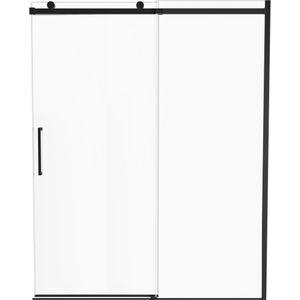 Luca Varess Boltano - Douche Schuifdeur - Helder Glas - Mat Zwart Profiel - 160 cm x 200 cm