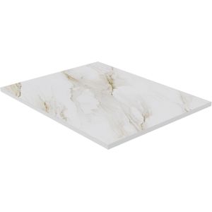 Luca Varess Suite - Douchebak - 120 x 90 cm - Composietmarmer - Marble Gold