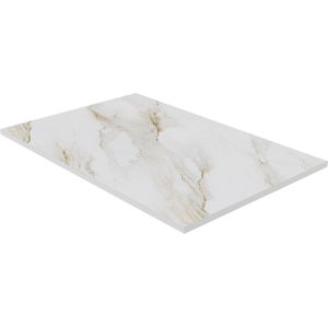 Luca Varess Suite - Douchebak - 140 x 90 cm - Composietmarmer - Marble Gold