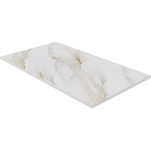 Luca Varess Suite - Douchebak - 160 x 90 cm - Composietmarmer - Marble Gold