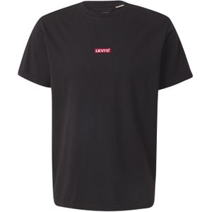 LEVI'S - Relaxed Baby Tab Short Sleeve Tee - Rood/Zwart - T-shirt