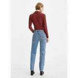 Levi's Dames Middy Straight Jeans, Med Indigo - Worn in, 23W x 29L