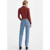 Levi's Dames Middy Straight Jeans, Med Indigo - Worn in, 23W x 29L