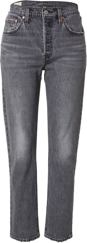 Levi's 501 Jeans - Grey - 5-pocket - Knoopsluiting - Aansluitend
