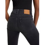 LEVI'S - 724 High Rise Straight - Jeans - Grijs - Denim