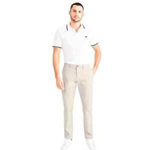 dockers Smart 360 Flex Chino Tapered Pants heren, Egret, 32W / 32L