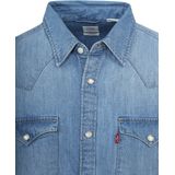 Levi's - Barstow Western Overhemd - Denim - Lange Mouwen - Katoen