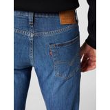 Levi's - 502 Taper - Jeans - Blauw - 99% Katoen, 1% Elastaan