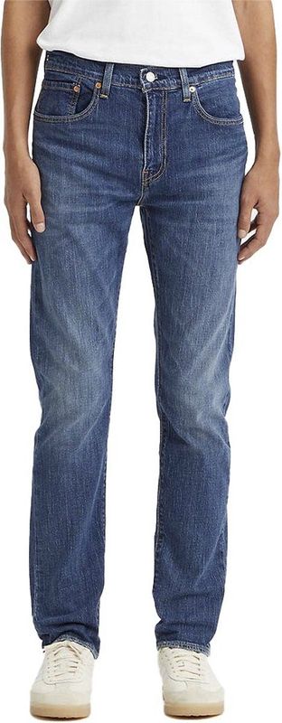 Levi's - 502 - Jeans - Blauw - Katoen - Taps Toelopende Pijpen
