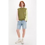 Levi's - Jeansshort - Blauw - Tencel™ Lyocell - Slanke Pasvorm