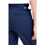 Chino Broek - Enkellengte - Licht Taps Toelopend - Katoen - Zwart