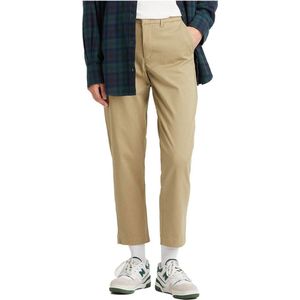 Essential - Chinobroek - Enkellengte - Licht Taps Toelopende Pijp - 98% Katoen