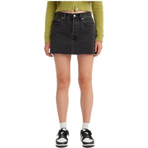 Levi's - Icon Skirt - Spijkerrok - Zwart - Katoen