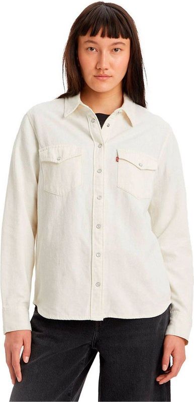 Levi's - Essential Western Overhemd - Denim - Blauw - Katoen/Hennep