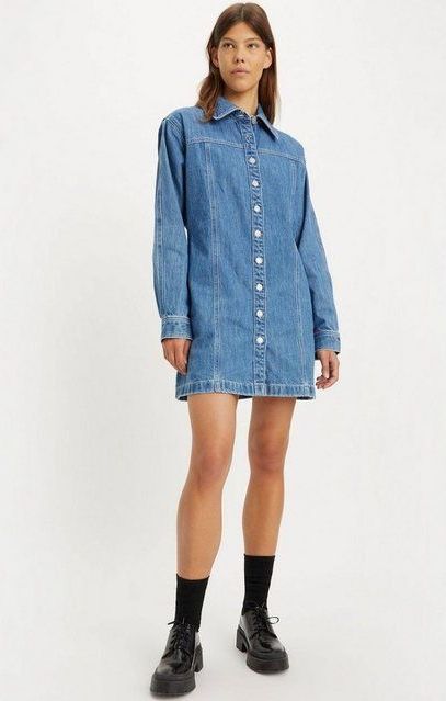 Levi's Spijkerjurk Shay Medium Blue Denim