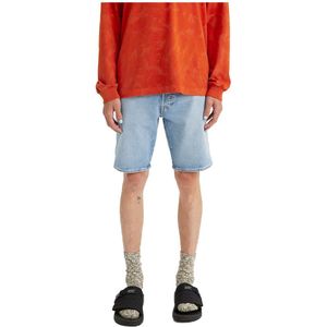Levi's - 501 Original - Korte Jeans - Blauw - Stretchdenim