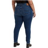 Levi's Plus - Jeans 721 High Rise Skinny - Blauw - Denim materiaal