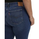 Levi's Plus - Jeans 721 High Rise Skinny - Blauw - Denim materiaal