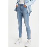 Levi's - 721 High Rise Skinny - Jeans - Blauw - Katoen - Denim