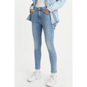 Levi's - 721 High Rise Skinny - Jeans - Blauw - Katoen - Denim