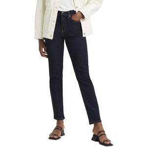 Levi's - 725 Hoog Uitgesneden - Jeans - Blauw - Katoen - Denim