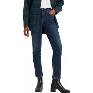 Levi´s 724 High Rise Straight Spijkerbroek - Blauw - TENCEL™ Lyocell