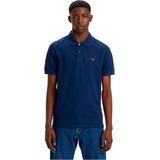 Levi's - Slim Housemark - Poloshirt - Blauw - Katoen