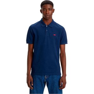 Levi's - Slim Housemark - Poloshirt - Blauw - Piqué - Slim Fit