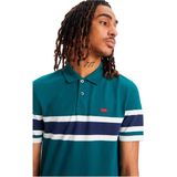 Slim polo housemark LEVI'S. Katoen materiaal. Maten S. Groen kleur